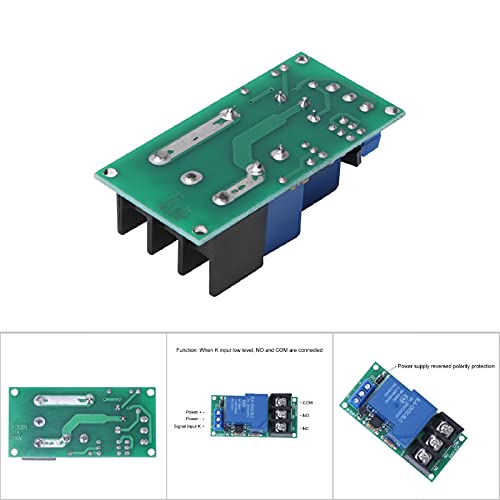 Garosa 2pcs 1-Way Time Relay Module with Optocoupler Isolation 30A Relay Expansion Module Low Level Trigger with Optocoupler Isolation 12VDC 80mA