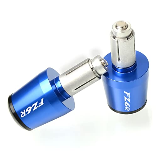 Guidon FZ6R poignées vertes et embouts alu moto Yamaha 2009-2015