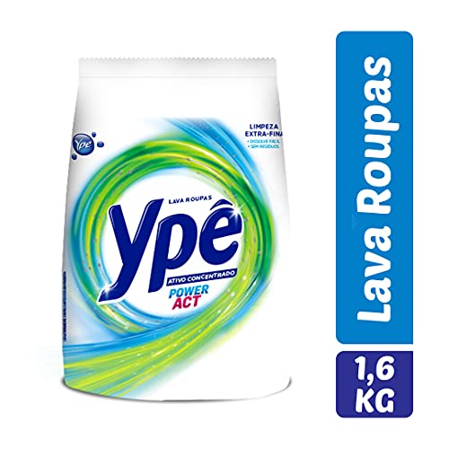 Ypê Lava Roupas em Pó Power Act 1,6Kg (Sachê)