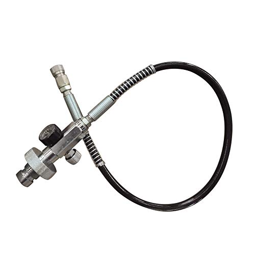 Acesunny 300 bar PCP vulstation, laadkit, ontluchtingsventiel, manometer, 60 cm slang, 4500 psi, paintball, PCP vulstation, laadkit, luchtnavulling, adapter