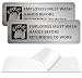 Employees Must Wash Hands Sign, (2 Pack) Self-adhesive Metal Signage for Office Bathroom, 9 x 3 Inch Waterproof Aluminum Signs for Indoor Outdoor Use (Brushed Aluminum)