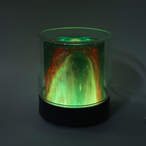 Difusor aromático eléctrico KunEchevyr 300ml con luz y efecto llama miniatura 2