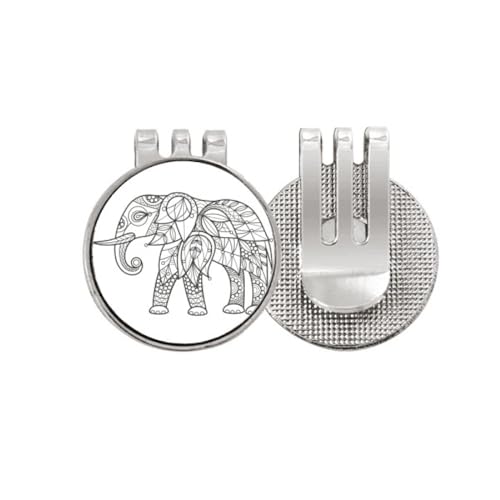 Marqueur de balle de golf magnétique éléphant une idée cadeau idéale pour golfeur