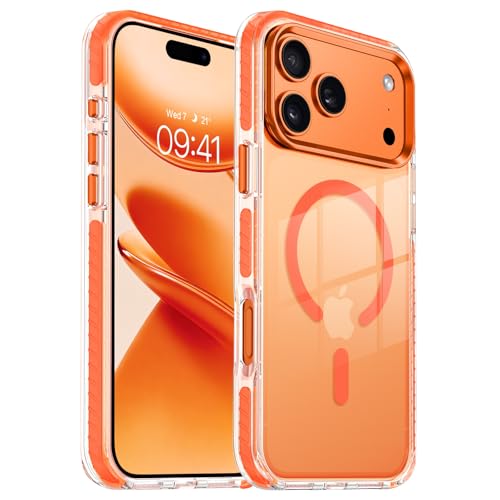 Coque iPhone 17 Pro MagSafe transparente antichoc 4,2m au design premium