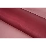 Superleichter Organza-Stoff für Dekorationen, Bekleidung, Vorhänge, Gardinen oder sonstige Accessoires