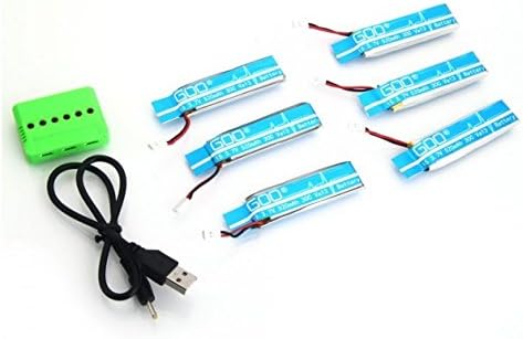 KUAIYU Wltoys V977/V930 Cheerson 6050/6051 Charger RC Quadcopter Spare Parts with 3.7V 520mAh Batteries
