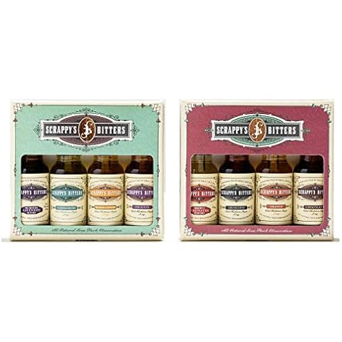 Scrappy's Bitters New Classics and Essentials Gift Set Bundle - Organic Ingredients, Finest Herbs & Zests, No Extracts, Artificial Flavors, Chemicals or Dyes. Made in the USA! Cover