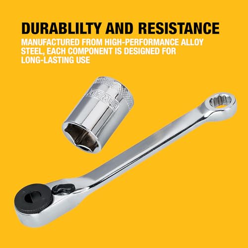 DEWALT Extra Small Tough Case 25mm Socket & Screwdriving Set (24 pc.), DT71516-QZ