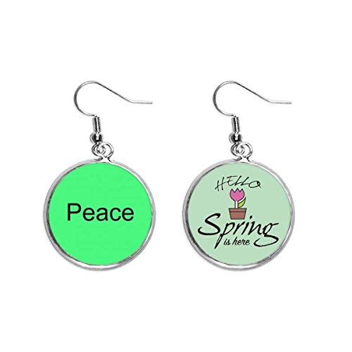 Joyas de la paz con colgante decorativo y refranes para regalar en primavera