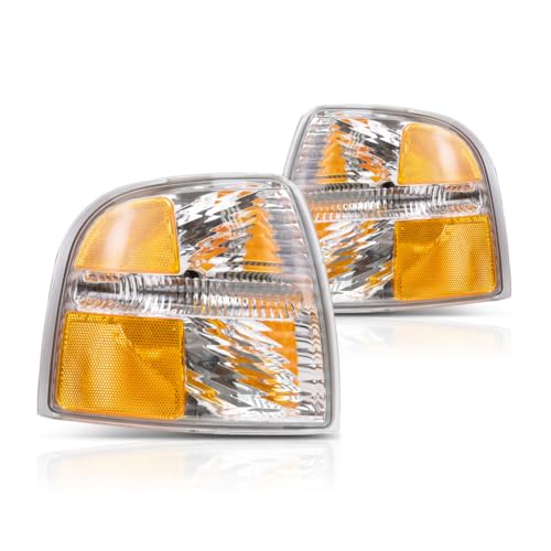 CarLights360: For Ford Explorer Signal Corner Light 2002 2003 2004 Pair Driver and Passenger Side (DOT Certified) Replaces FO2520167 + FO2521167