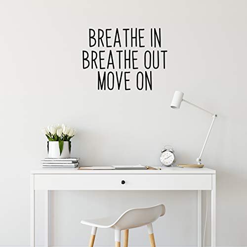 Vinilo decorativo con frase motivacional 17 x 23 in