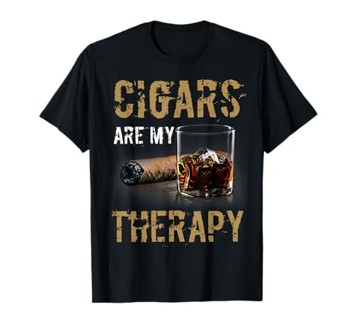 Cigars are my Therapy Shirt - Cigars T Shirts for Men, T-Shirt