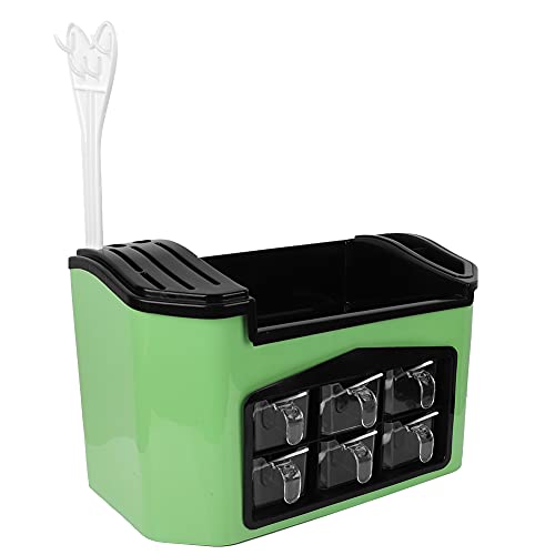 Multifunctional Storage Rack, Plastic Rack for cutters Forks Spoons Bottles, Durably and to, Environmental Friendly Material, White Red Green Available, (Green)