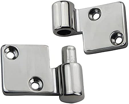 92mm x 50mm Stainless Steel Polished Left Hand Pull Apart Hinge Marine Boat Hardware 2 Sets//524