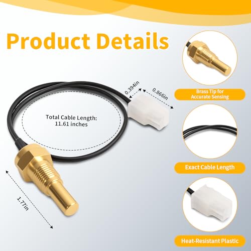 Capteur thermistance Rheem AP19299 haute précision pour chauffe-eau faible Nox - 2