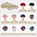 KEPUWAY 10 Pcs Bonnet, Superior Satin Bonnet with Elastic Wide Band, Silk Hair Bonnet for Sleeping Women Men curly Dreadlock Braid Hair (Multicolor Share Pack)