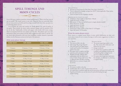 2026 Lunar and Seasonal Planner Calendar: Northern Hemisphere - Image 3