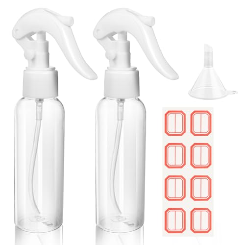 WLLHYF 2 Pack Small Spray Bottles 3.5oz/100ml Hair Spray Bottle for Salons
