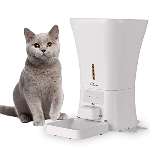 SKYMEE Futterautomat mit Timer, Automatischer Futterspender für Katze und Hunde, Smart Pet Feeder Große Kapazität 8 Liter akustischer Benachrichtigung mit App (AI-B30 Plus) Cover