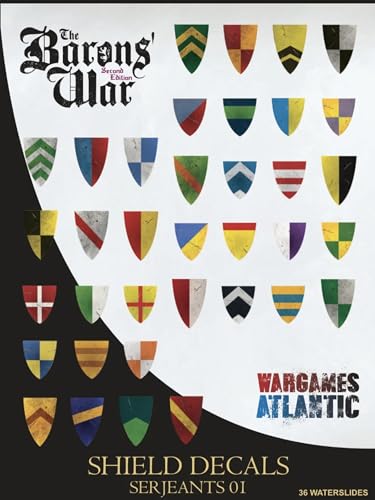 Barons' War Shield Decals (03): Serjeants 01