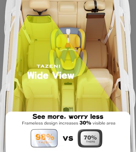 TAZENI Car Mirror with Ultra Stable Clip