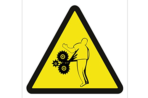 Plimpo Señal Adhesiva 210X210 Peligro Atrapamientos En Oferta Cofan A211Ad210210 ¡Peligro Riesgo De Atrapamiento