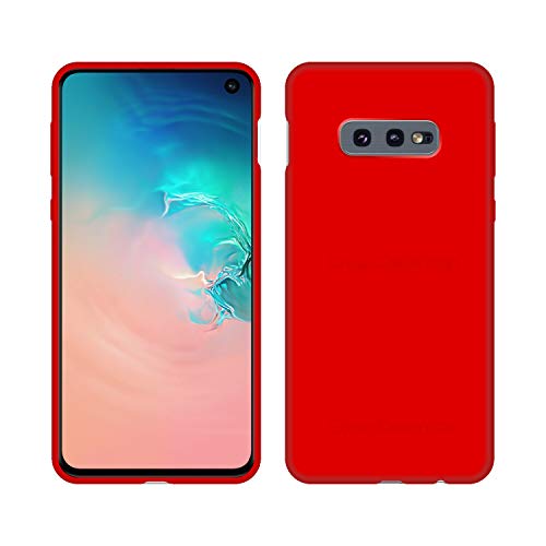 Image of Case Creation Luxurious OG Series for Samsung S10 Lite Case Cover,Anti-Dirty Slim Case Frosted Matte Cute Candy TPU Raised Bezel (Splash of Color) Back Cover for Samsung Galaxy S10 Lite -Wine Red