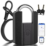 APECYC Smart Fingerprint Bike U Lock Blu...