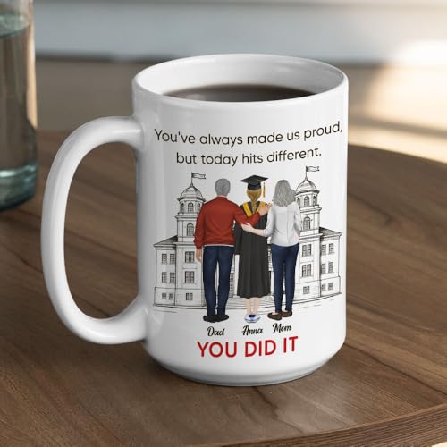 Taza personalizada de graduación para hija miniatura 6