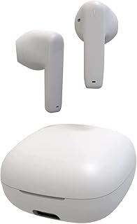 Wireless Earbuds Bluetooth Earbuds and in-Ear Headphones with Mini Charging Case, Stereo Noise Cancelling Earbuds Built-in Microphone, IPX8 Waterproof, Touch Control Headset One Step Pairing White