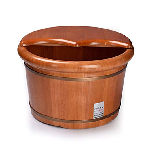 Spa de pies de madera sólida para pedicure y masaje