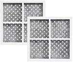 LG OEM Refrigerator Air Filter Replacement (2 Pack) - Compatible with LG LT120F, Kenmore Elite 46-9918, ADQ73214402, ADQ73214403, ADQ73214404, ADQ73334008