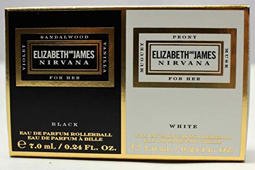 Nirvana By Eau De Parfum Rollerball Duo (nirvana White & Nirvana Black) .24 Oz
