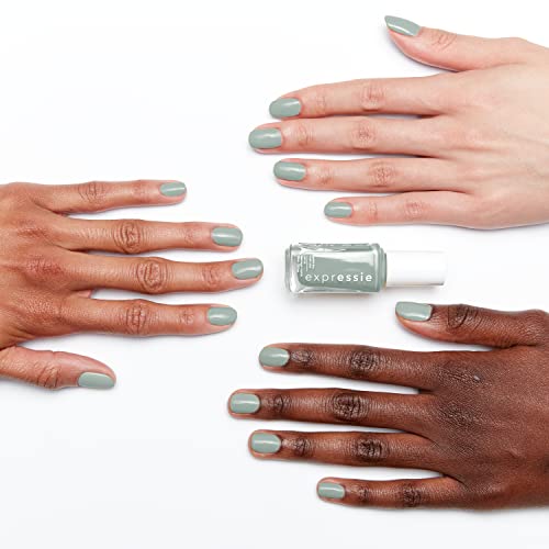 essie expressie Sk8 with Destiny Soft Grey Nail Polish #TOP16