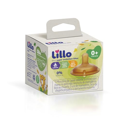 Bico em Látex para Mamadeiras Super Evolution 0m+ Lillo