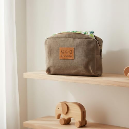 Image of abracadabra Everyday Essentials Diaper Bag For Mother, Maternity Bag for Newborn Baby, Waterproof and Multipurpose, (37 x 14 x 28 cm) - Pebble Grey