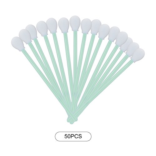 Preisvergleich Produktbild Vipxyc Wattestäbchen, 50 Stück Antistatische Schaumreinigungstupfer Elektronik-Reinigungstücher Elektronik-Reinigungstupfer für Drucker / Disk / Linse 18cm