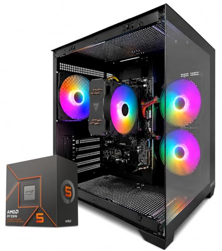 PC Gamer Ryzen 5 8500G Radeon 740M 16GB DDR5 SSD NVMe 1TB WiFi