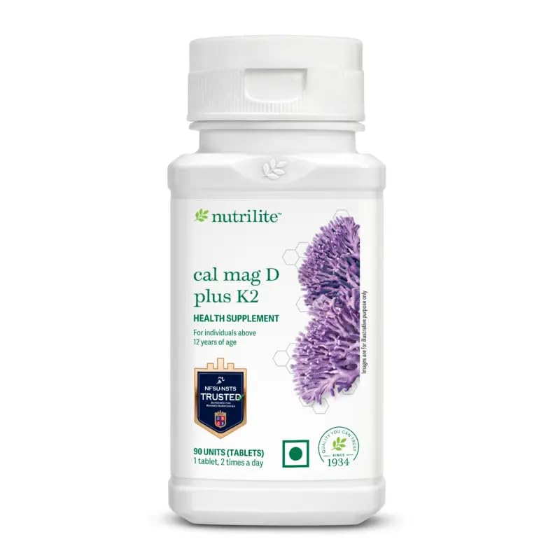 Rang Bliss Cal Mag D Dietary Supplement Cherry Flavor Gluten-Free Tablets 90 Count Standard Release Bone Health Support for Adults
