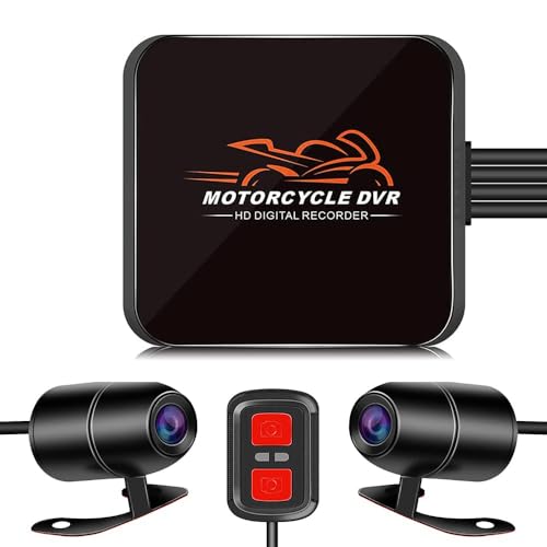 Amazon.co.jp: Motocam バイク用ドライブレコーダー 前後防水カメラ