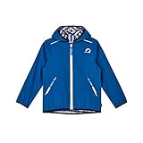 Unisex Finkid Valas Gestreift-Blau, Regenjacke, Größe 120-130 - Farbe Nautic - Navy