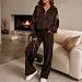 LMRXOFE Hausanzug Damen Set Outdoor Freizeitanzug Jogginghose Sweatshirt