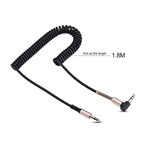Cable auxiliar Richer-R 3.5mm macho a macho retráctil miniatura 6