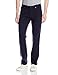 Vince Camuto Men's Stretch 5-Pocket Jean, Navy Cross Hatch, 28