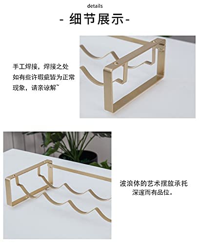 Soporte para botellas de vino 3 niveles apilable negro miniatura 3