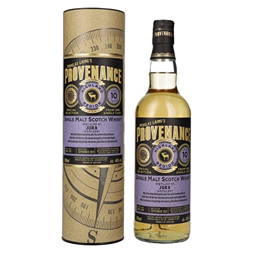 Douglas Laing PROVENANCE Jura 10 Years Old Single Cask Malt 2011 46% Vol. 0,7l in Giftbox Cover