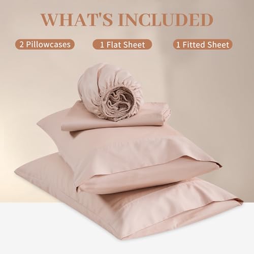 Image of Bedlifes 1000TC Egyptian Cotton Cal King Sheets, 4Pcs, 16 inch Deep Pocket | Cooling & Breathable, Ultra Soft, Hotel Comfort, Sateen Weave, OEKO-TEX Certified, Easy-Care Machine Washable