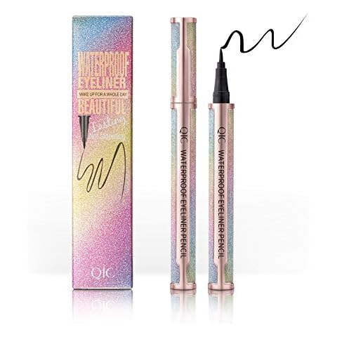 ONLYOILY Eyeliner Waterproof Black Precision Micro Eye Liner Liquid Pen Quick Drying Long Lasting Cosmetic Makeup eyeliners black Cover