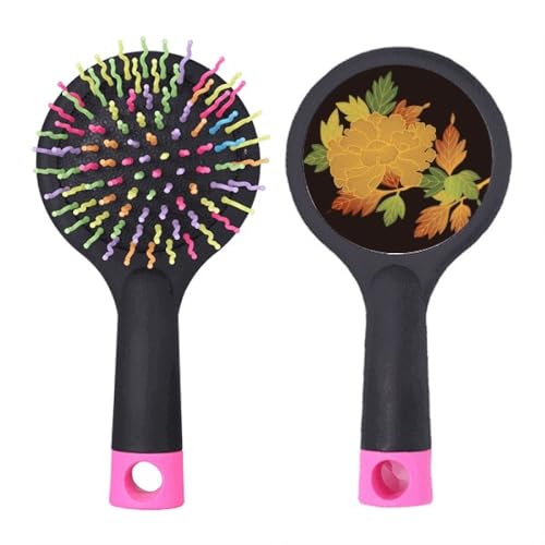 Cepillo para desenredar el cabello quebradizo evita tirones con este diseño japonés