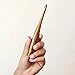 Furls Crochet Hook, Teak Streamline Wood, Ergonomic Handle Crochet Hooks 7